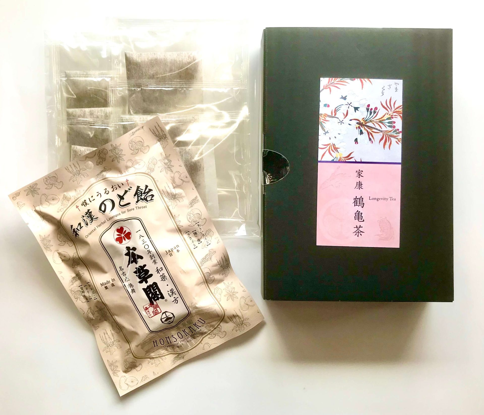 家康 鶴亀茶・和漢のど飴 詰め合わせ